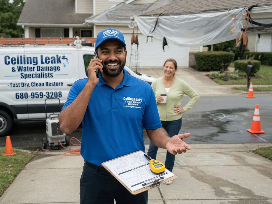 Ceiling Leak Cleanup Deloit, IA FAQs